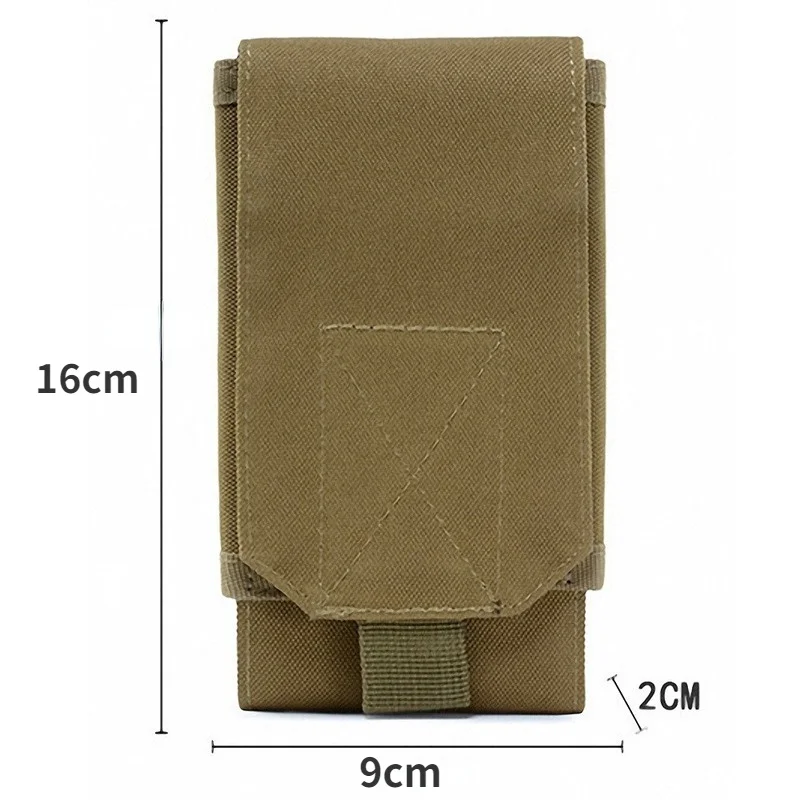 1Pc Outdoor Camouflage Bag Tactical Army Phone Holder Sport Waist Belt Case Waterproof Nylon EDC Sport Hunting Camo Bags image 2