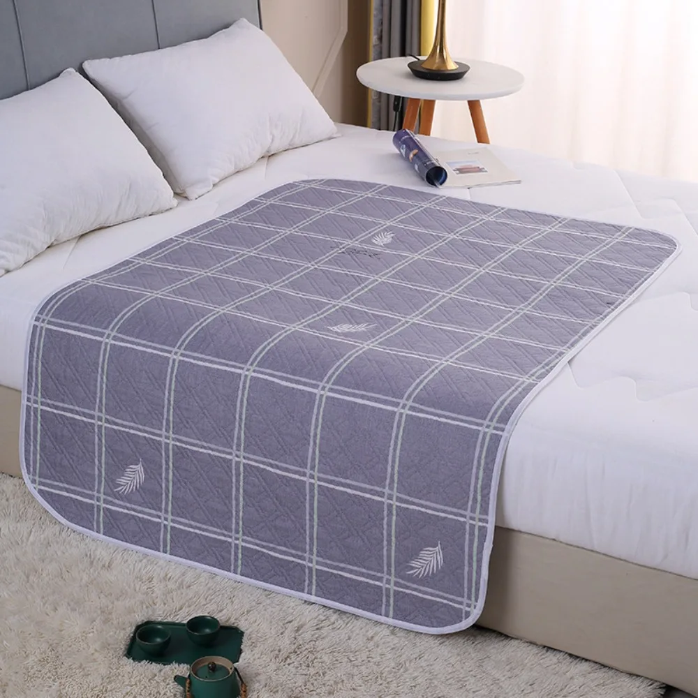 Baby Cartoon Waterproof Bed Protector Washable Pads Cotton Diaper Changing Mat Covers Dinosaur Plaid Diapering Toilet Training