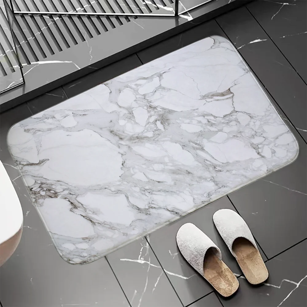 Marble Carpets Bathroom Floor Mat Room Rugs Rug for Bedroom Mats Entrance Doormat Home Kitchen Carpet Custom Bath Foot Prayer