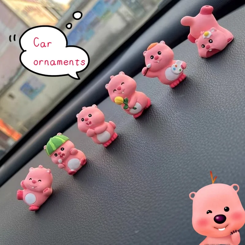 

Loopy cartoon cute peripherals car ornaments for girls car personality creative decoration accessories exquisite holiday gifts