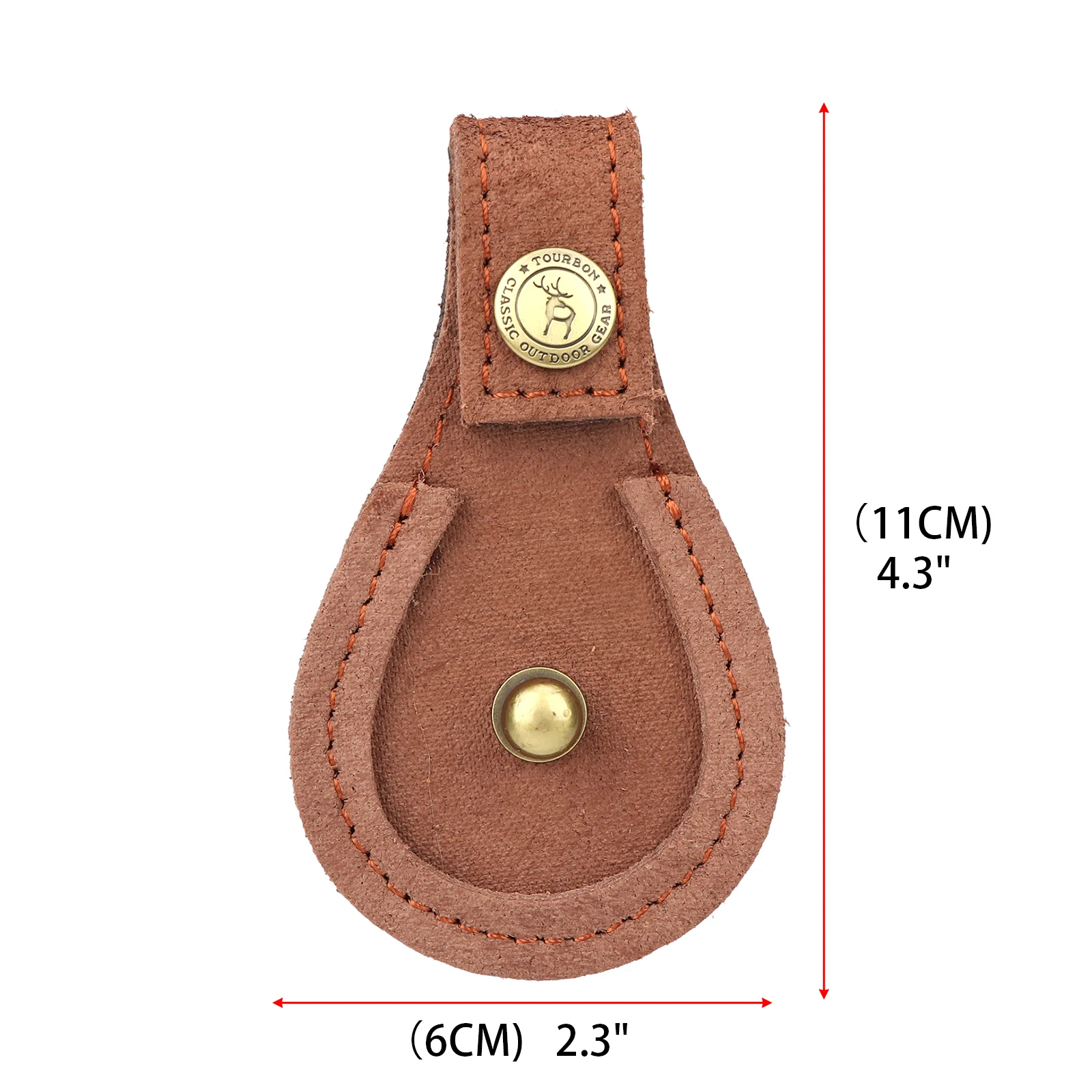 Tourbon Jagd Zehenpolster Leder Schießpistole Barrel Rest Zehenschuhe Schutz Maulkorb Aganist Clay Brown Gun Zubehör