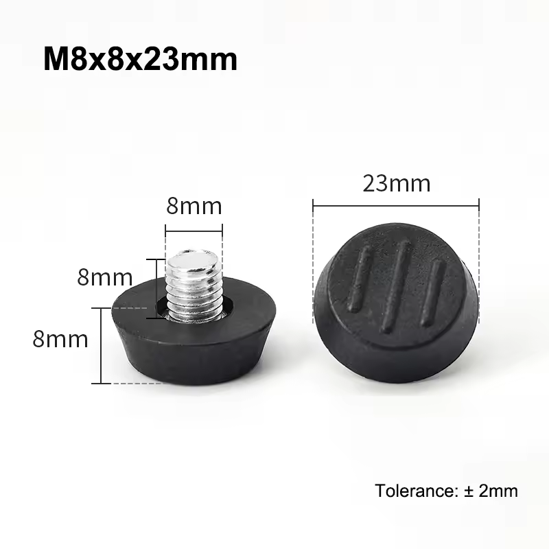M6 M8 Leveling Foot Screw On Type PP Plastic Furniture Table Chair Sofa Leg Anti-slip Feet Adjustable Leveler Base Bolt Pad - Image 26