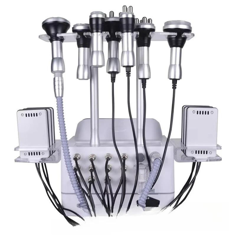

New Eight-in-One Beauty Instrument Fat Pushing Negative Pressure Scraping Body Slimming Instrument 40k