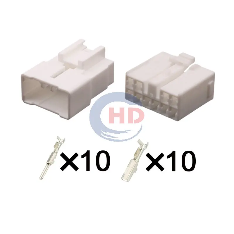 

1-20 sets 10 Pin Audio Radio Control Harness Socket Connector MG641059 MG651056