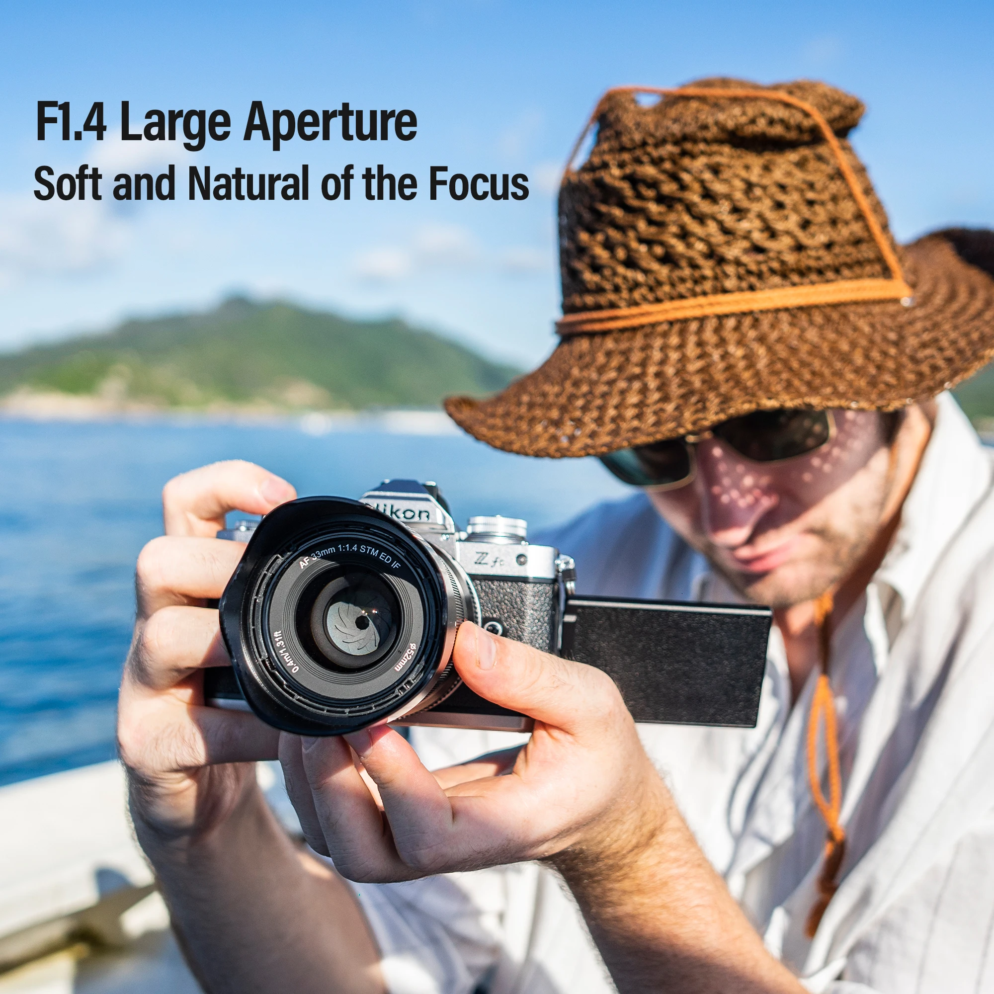 VILTROX 33mm F1.4 Messa a fuoco automatica Ritratto Obiettivo ad ampia apertura APS-C Per Fujifilm Fuji X Mount Sony E Mount Nikon Z Camera