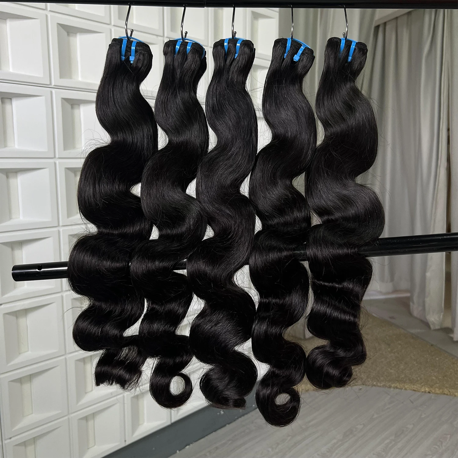 SWANEE 15A Body Wave Burmese Hair Virgin Hair Bundles Natural Color 100% Unprocessed Human Hair Weave Bundles for Africa Women