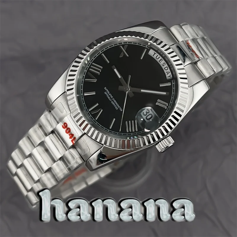 DD36 Men's Calendar mechanical Automatic watch with sapphire crystal Miyota 8285 movement water-resistant to 100 meters