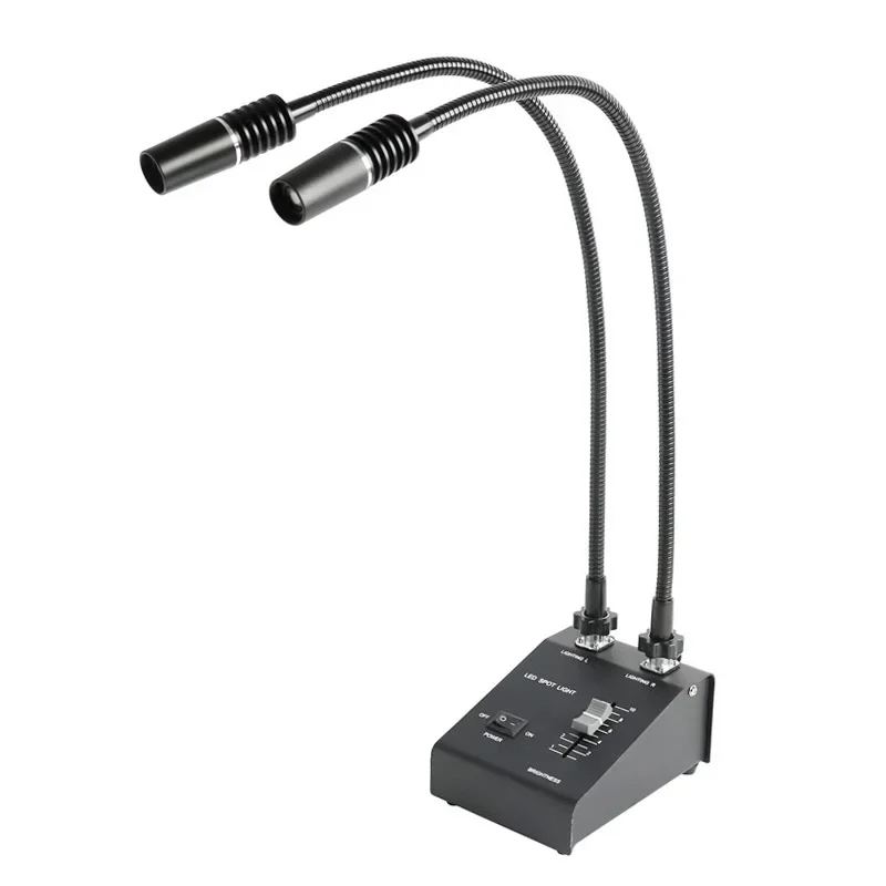 6W 6400K wysokiej jasności LED światło na gęsiej szyi oświetlacz lampa punktowa lampa wypełniająca światło dla przemysłowej kamery wideo z mikroskopem