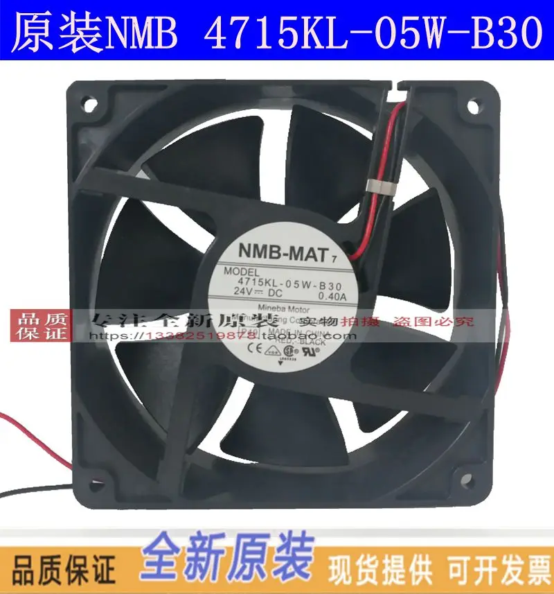 

NEW NMB-MAT NMB 4715KL-05W-B30 12038 24V 0.4A frequency cooling fan