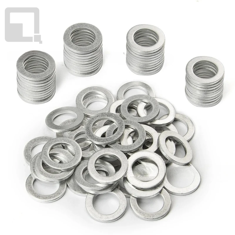 

M14 алюминиевая пробка для слива моторного масла, прокладки, шайбы, уплотнения 100/10 шт. для Honda Accord Civic CRV Acura, заменяет 94109-14000