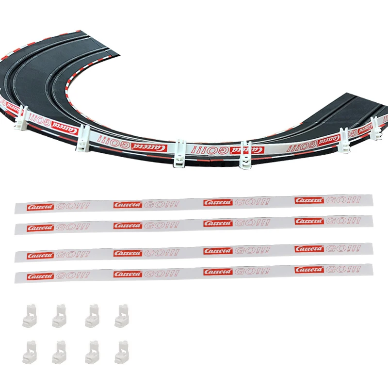 Slot Car Go Guard Rails Set 1 43 Scale Guardrail e clip