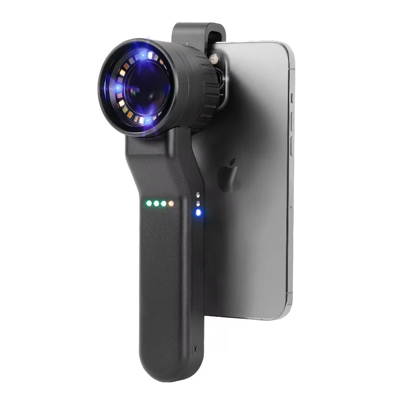 MYT IBOOLO DE-4100 Pro 365nm UV Light For Fungal Lesion Examination Three-level Light Adjustment 10X Magnification Cross Polariz