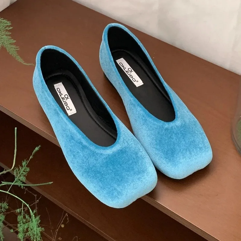 Women Shoes Pumps Mary Jane Shallow Comfort Soft Sole Square Toe  Ladies Dress Shoes Woman Fashion Brand Flats Shoes for Women