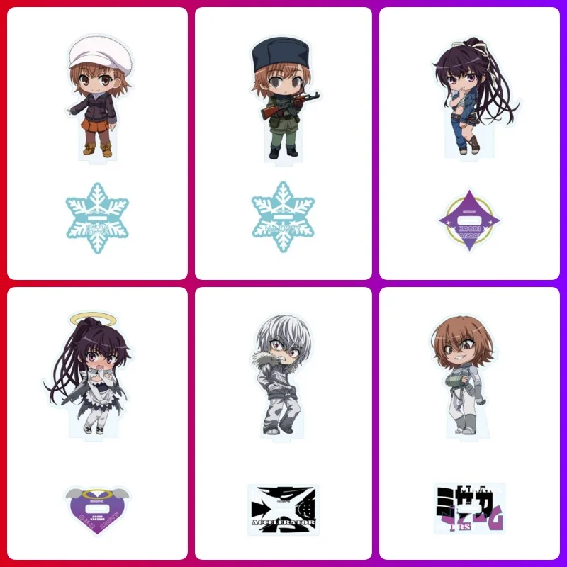 A Certain Magical Index III ANIME 10CM An adorable acrylic Acrylic figure stand Desktop ornament Collecting accessories keychain