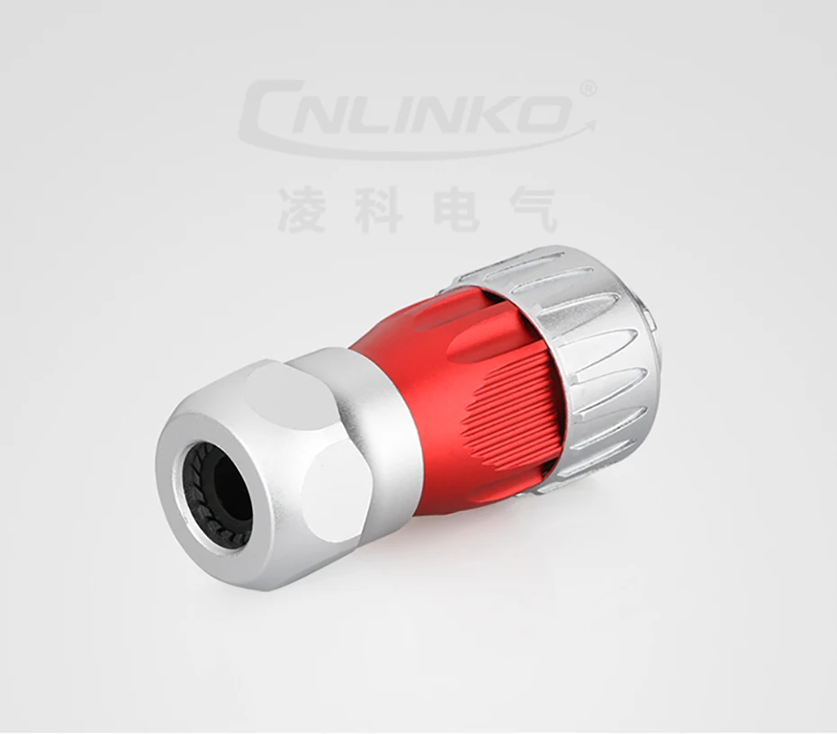 CNLINKO DH20 2/3/4-Pin Vollmetall Wasserdichter Steckverbinder IP68 M20 Lötbarer Netzstecker und Panel-Buchse für Medizinische & Krankenwagen-Ausrüstung – Detail 23