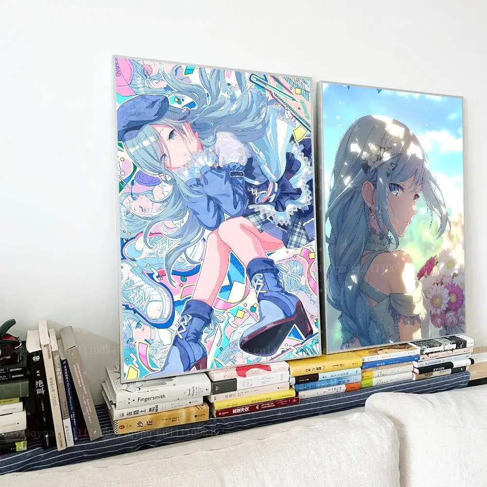 Shizuku P-Project Sekai PJSK Posters For Boys&Girls Bedroom Decor Wall Canvas Art Print Gift Poster Unframed Collage