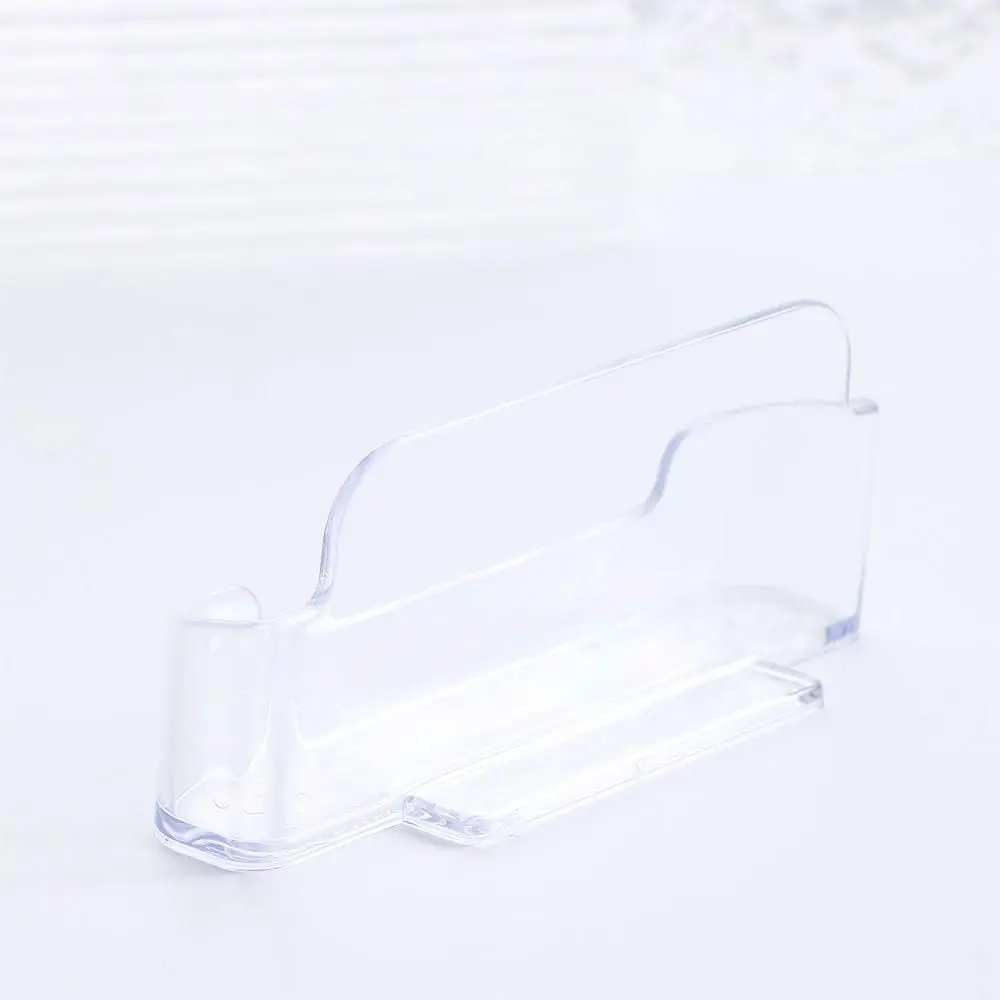 شفافة مذكرة حامل قصاصة مكتب الرف صندوق بطاقة عرض موقف حامل بطاقة الأعمال صندوق تخزين مكتبي مكتب أصحاب الأعمال