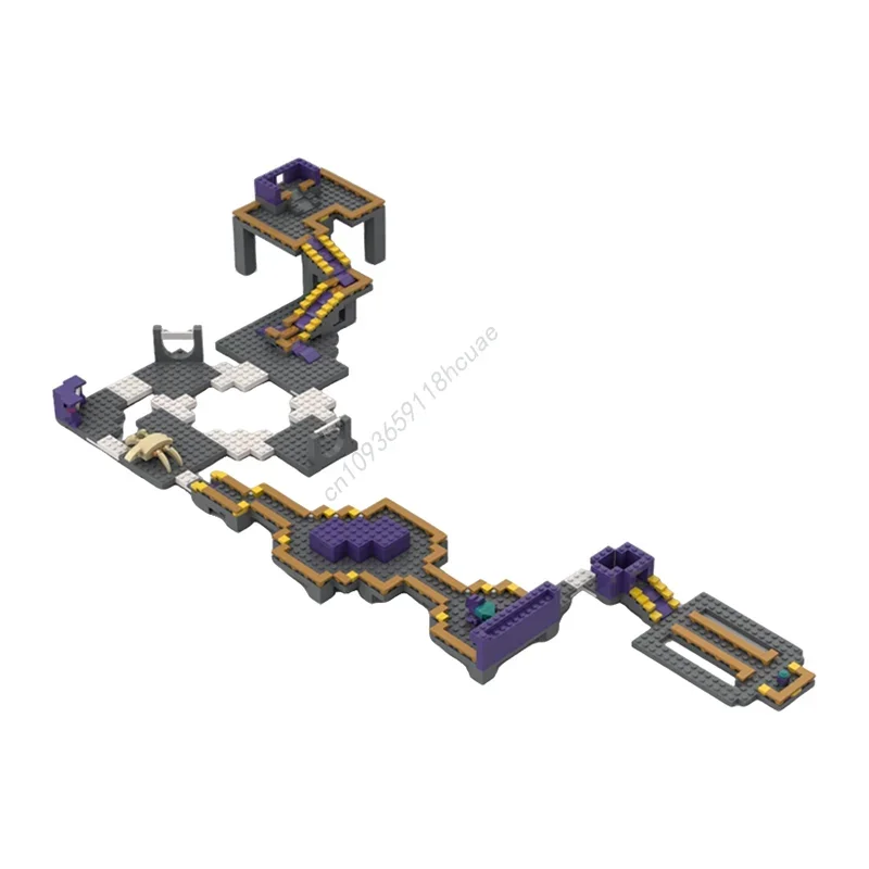 

797pcs MOC The War Dungeons Ara Kara City Echoes Model Building Blocks Architecture Toys Idea Education Christmas Gifts Kids