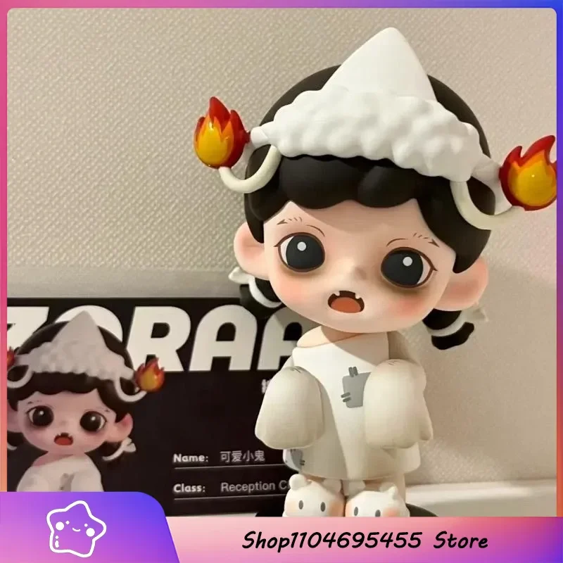 

Authentic MINISO Miniso Zoraa Mischief Diary Series Blind Box TNTSPACE Cute Little Ghost Trendy Play Ornament Cute And Fun Gifts