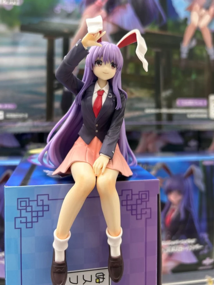 오리지널 재고 15cm 레이젠 우동에인 이나바 오리엔탈 프로젝트 애니메이션 피규어 모델 귀여운 데스크탑 장식 수집용 장난감