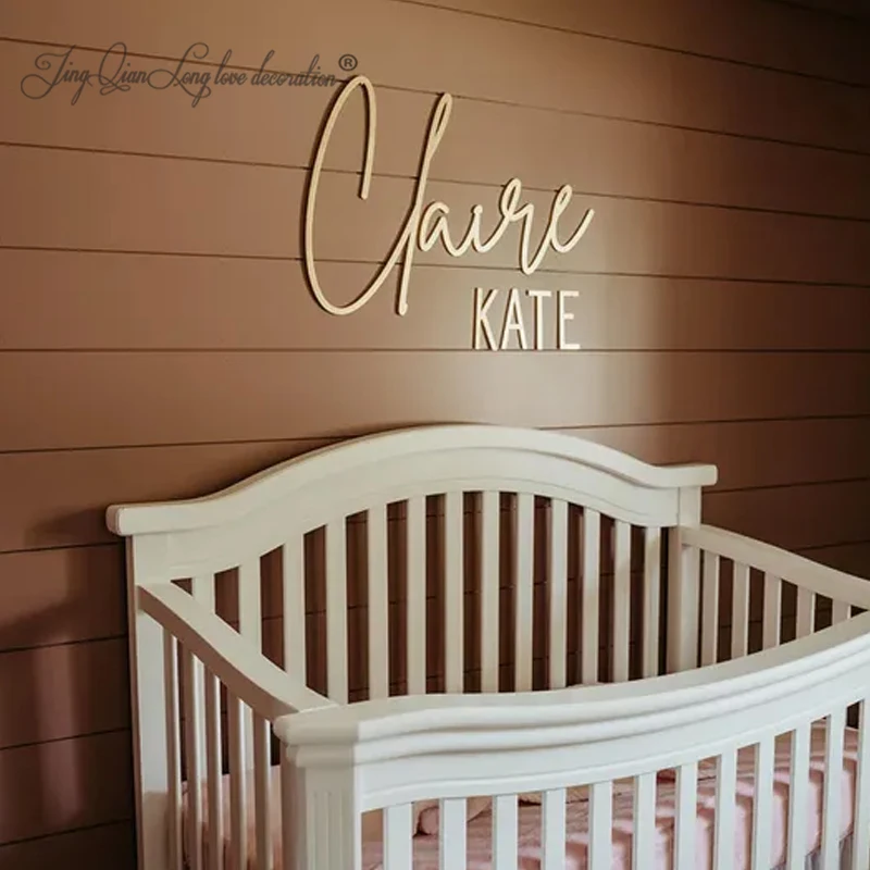 

Custom Name Sign, Personalized Wooden Name Sign for Nursery, Wall Decor, Wood Letters, Baby Nursery Name Sign, Wooden Sign, Baby