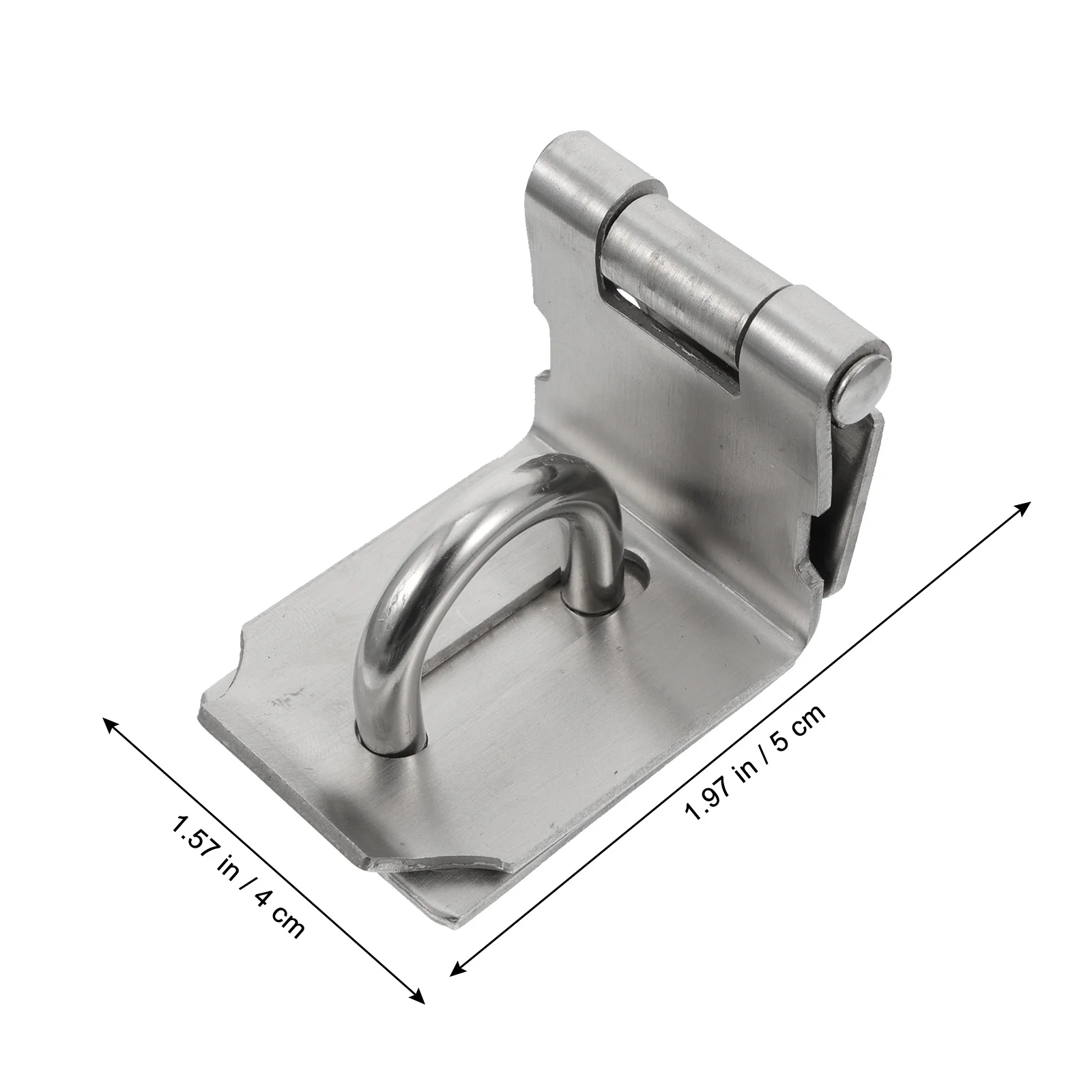 

1 set 1 Set 90 Degree Stainless Steel Door Hasp Right Angle Padlock Hasp For Gate Door Latch Lock Rust Resistant Corrosion Proof