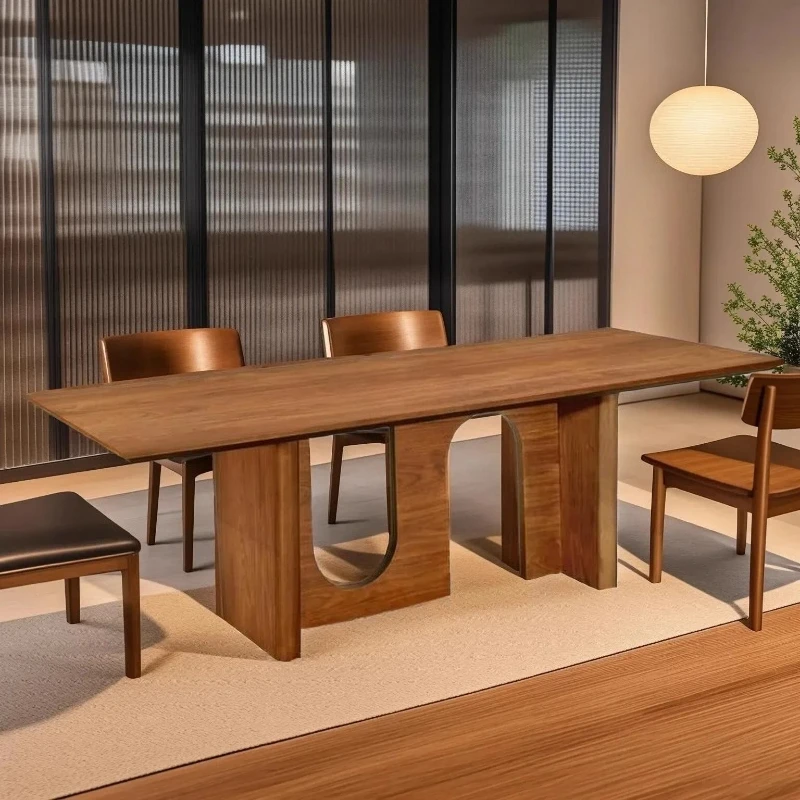 

Solid Wood Simple Long Table Office Conference Table Creative Computer Negotiation Table Workbench