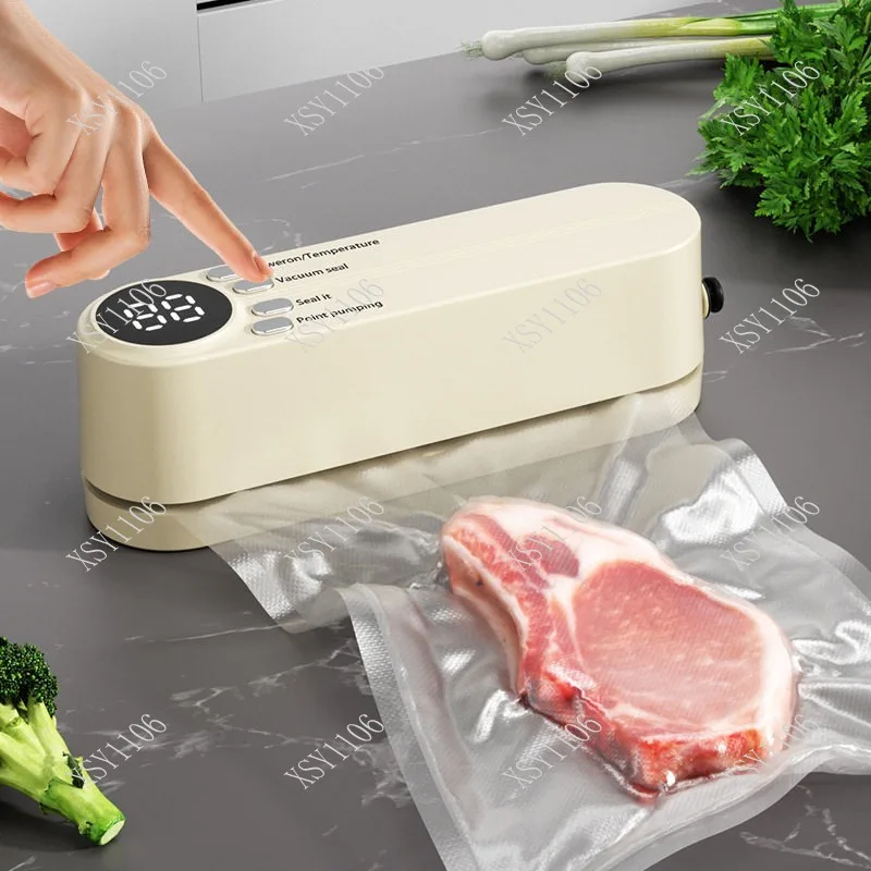 

Portable Rechargeable Vacuum Sealer Mini Food Sealing Machine for Household Fresh Keeping
