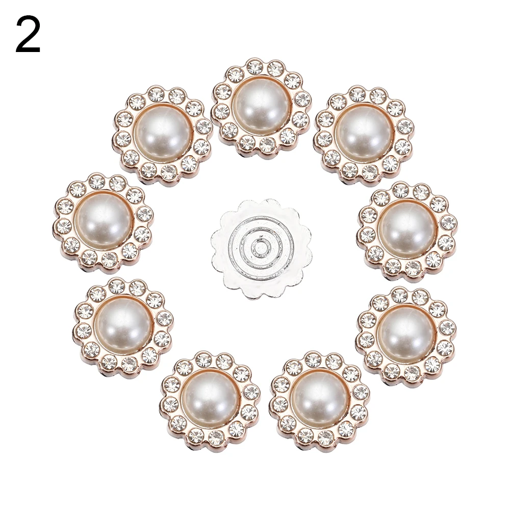 10PCS Snowflake Buttons for Needlework