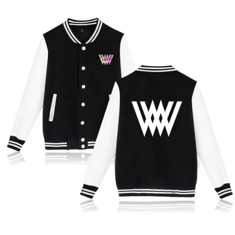 Wincent Wed'appareils-Veste d'Uniforme de Baseball pour Homme et Femme, Sweat à Capuche Rose à Manches sulf, Streetwear Hip Hop, Harajuku