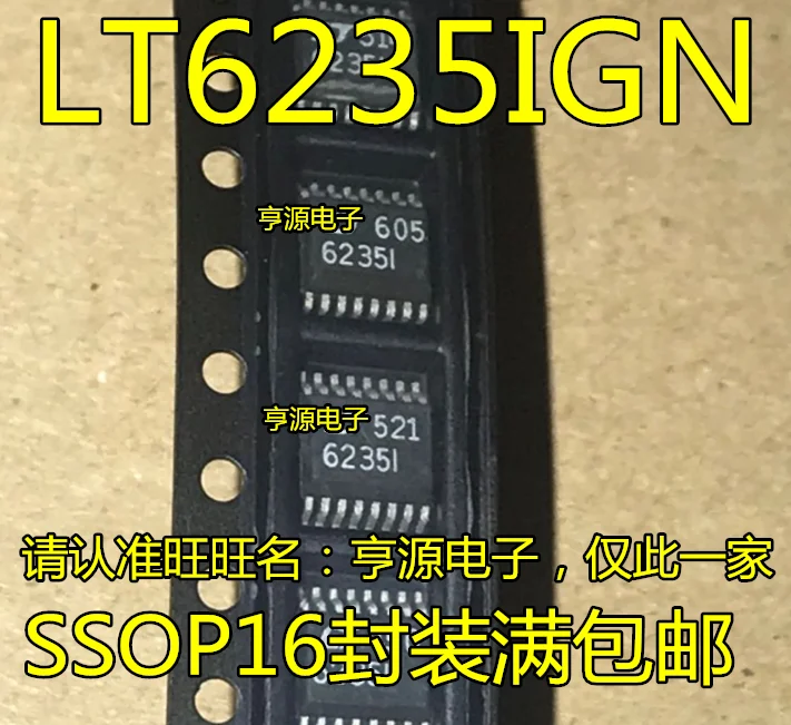 

5pcs original new LT6235 LT6235IGN LTC6235IGN 6235I SSOP16