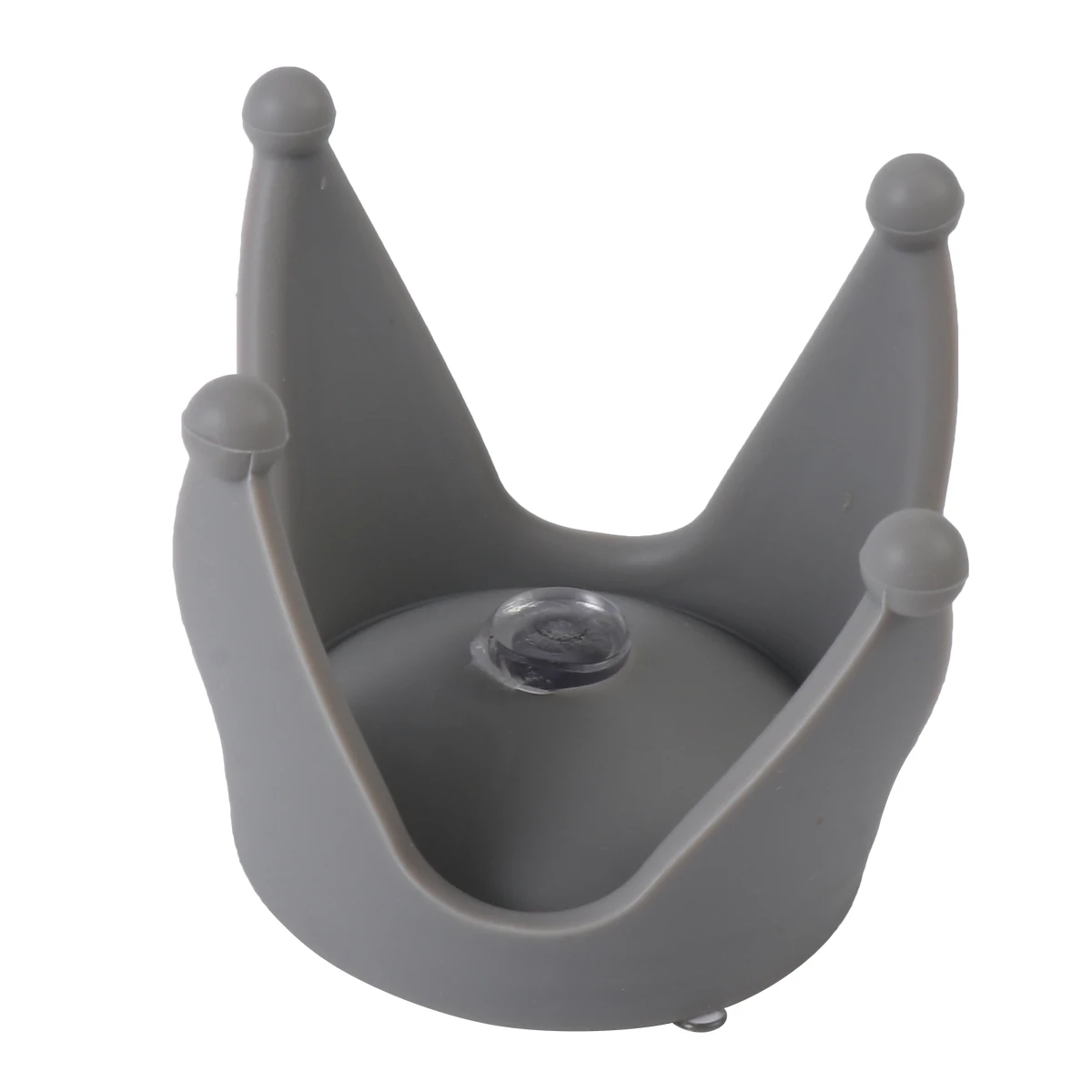 

1pc Decoration Motorcycle Shape Bright Color Durable Silicone Suction Cups Grey ManHelmet Ornament