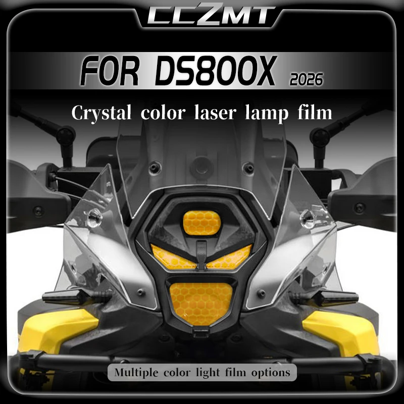 

For VOGE DS800X ds800x 2026 motorcycle honeycomb laser headlight film taillight film color changing sticker modified accessories