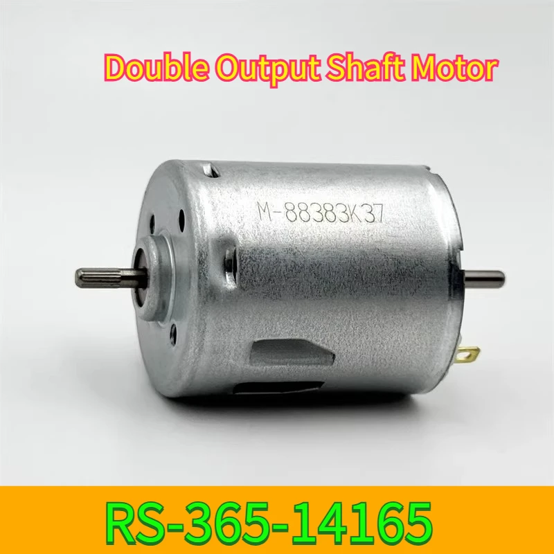 RS-365-14165 Micro Dual Shaft Electric Motor DC 6V 12V 18V 24V Mini 28mm Round Motor for Sweeper Robot Vacuum Cleaner Hair Dryer