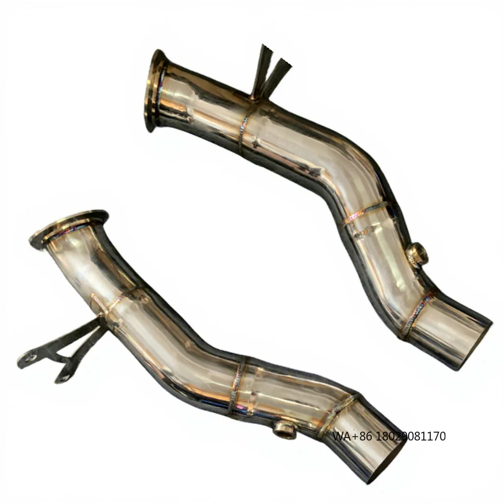 Heat Shield Exhaust Downpipe for  458 Italia Spider Speciale Speciale a Race Downpipes