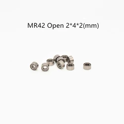 MR42  10 Pieces 2*4*2(mm) chrome steel Miniature Bearings