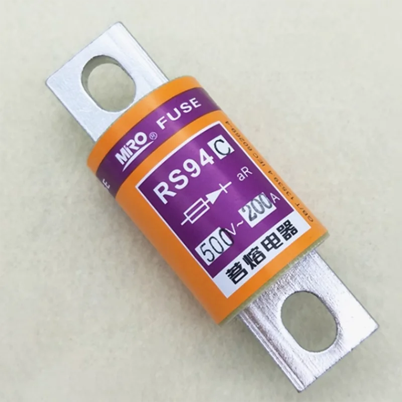 RS RS94C 500V 100A 225A 250A 300A 320A 350A Fast Fuse 600V/110A  Round tube bolt connection fast fuse RS94C 32A~350A