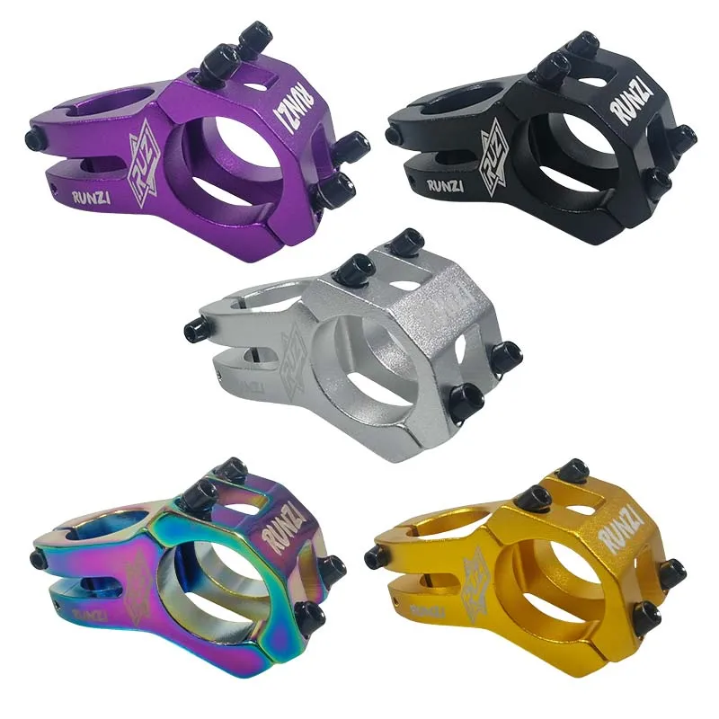 AliExpress NONE Bicycle Stem 31.8x45mm High-strength Short Handlebar MTB Power Aluminum Alloy Bicycle Bridge Racing Downhill Bike Road Bike Stem