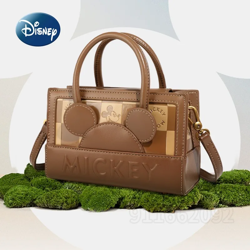 Disney Mickey New Women's Shoulder Bag Luxury Brand Original Women's Shoulder Messenger Bag Cartoon Fashion Women's Handbag