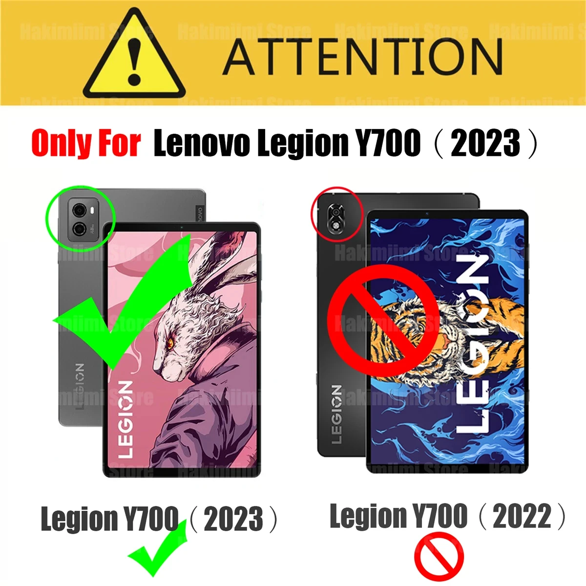 Clear Case Fits Lenovo Legion Y700 (2023 Release) 8.8 inch Transparent Silicone Soft Corner Protection Tablet Protective Cover