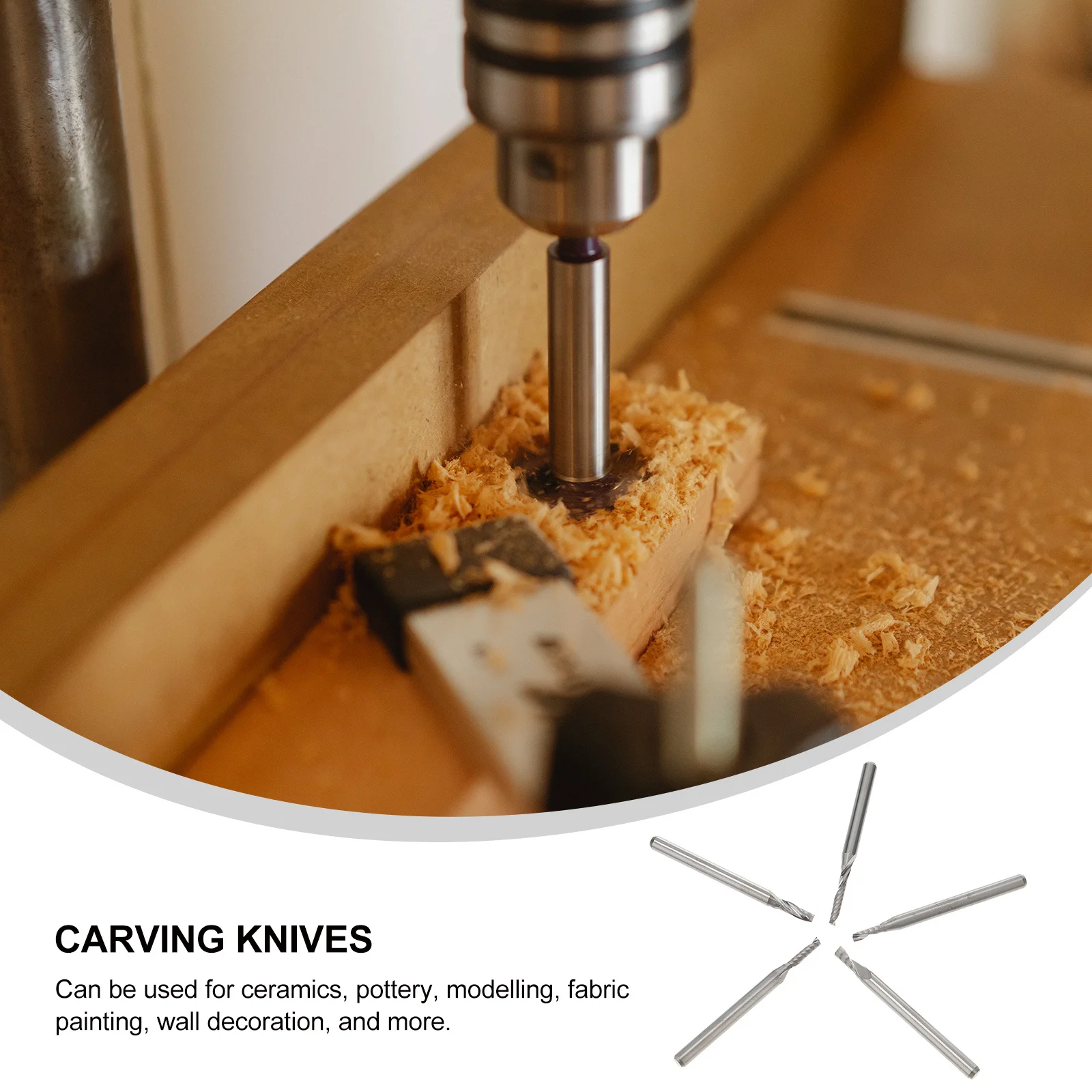 

1 комплект, вольфрамовая сталь, фреза с ЧПУ, гравировальные фрезы, прочная, высокая эффективность удаления чипов для ПВХ, акриловая плотность доски