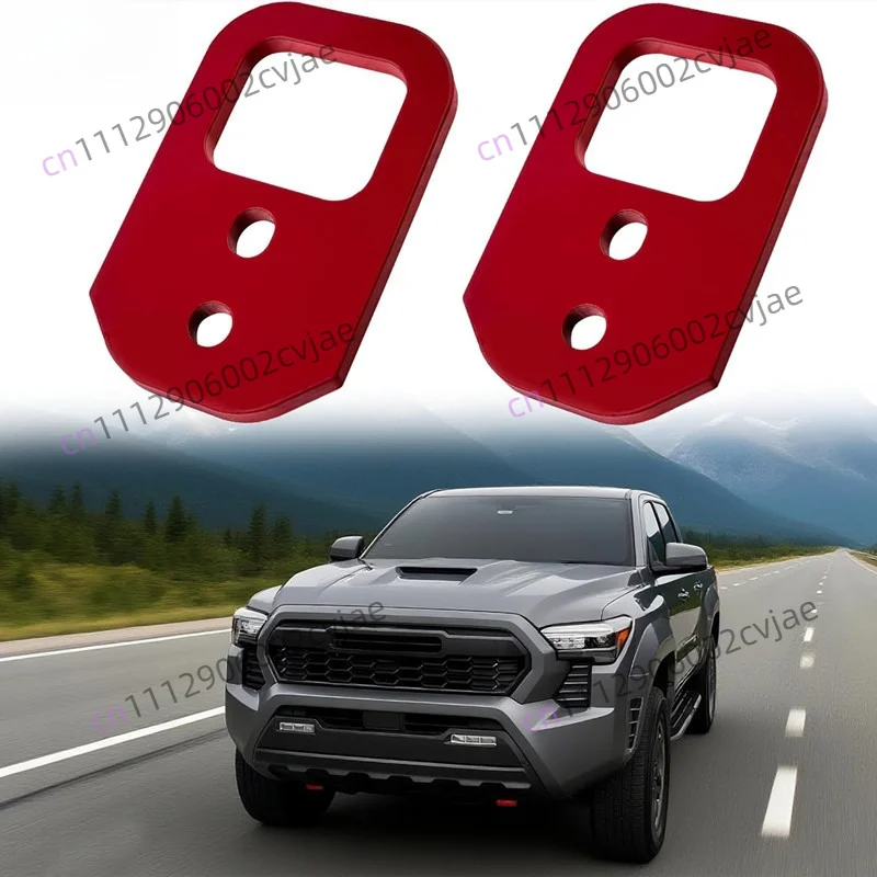 For Toyota Tacoma Trailer Hook Red, Iron Tacoma Runner Universal 2024 +