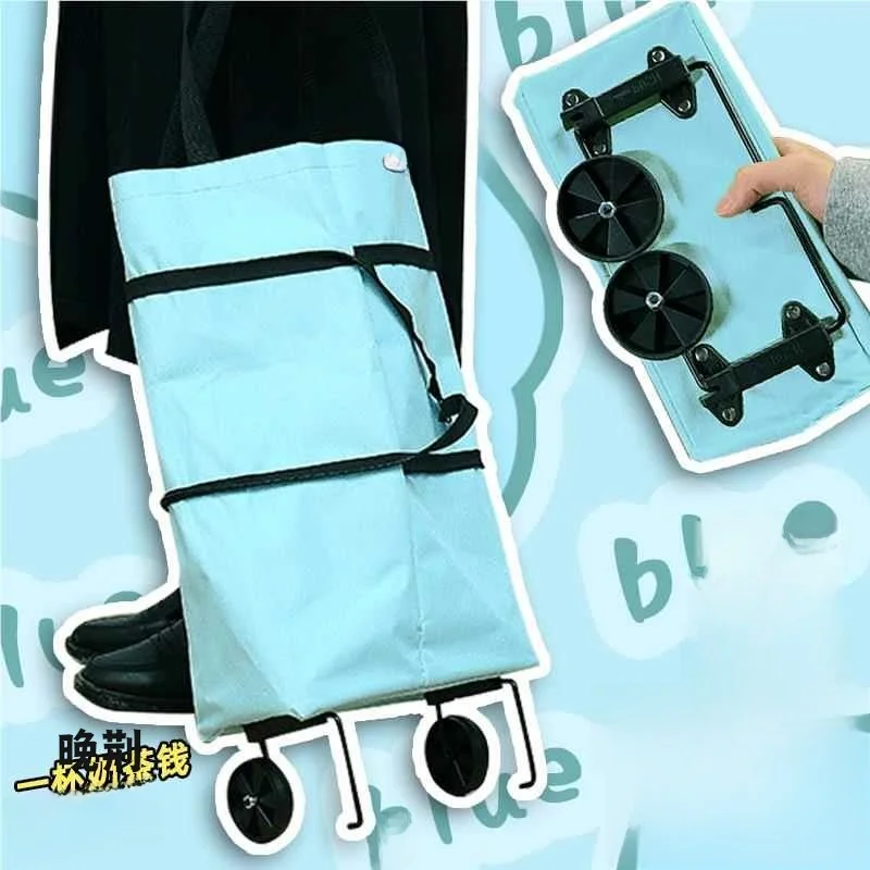portable-folding-hand-pulled-shopping-cart-lightweight-vegetable-buying-trolley-easy-to-carry-home-storage-utility-vehicle