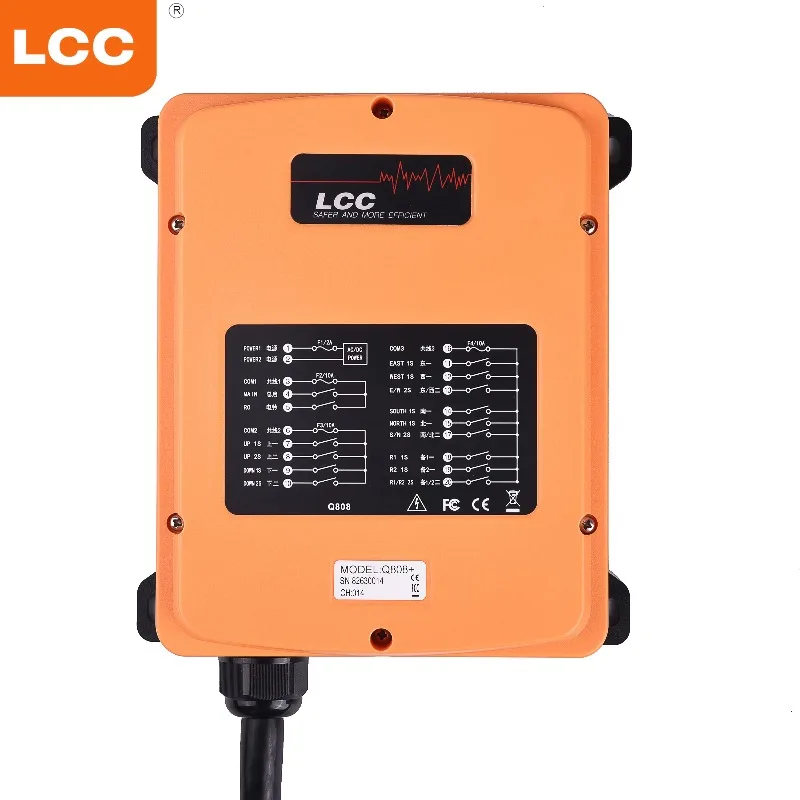 New Product Telecontrol Industrial 8 Channel Crane Wireless Rf Remote Control 12v Toggle Switch