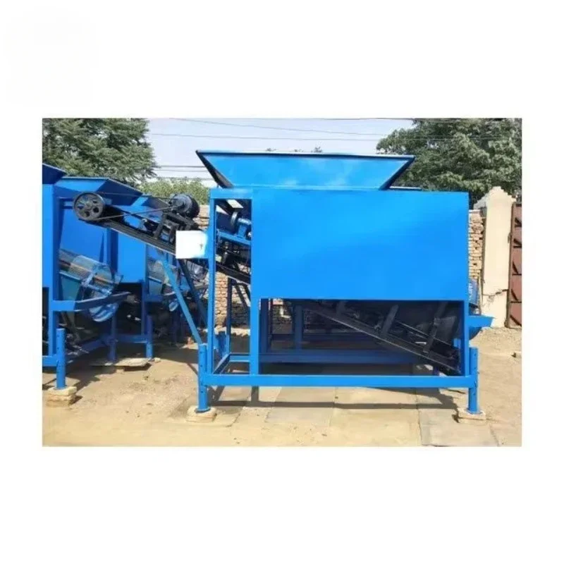 Professional river sand and gravel separation vibrating screen four-layer silica sand vibrating screen