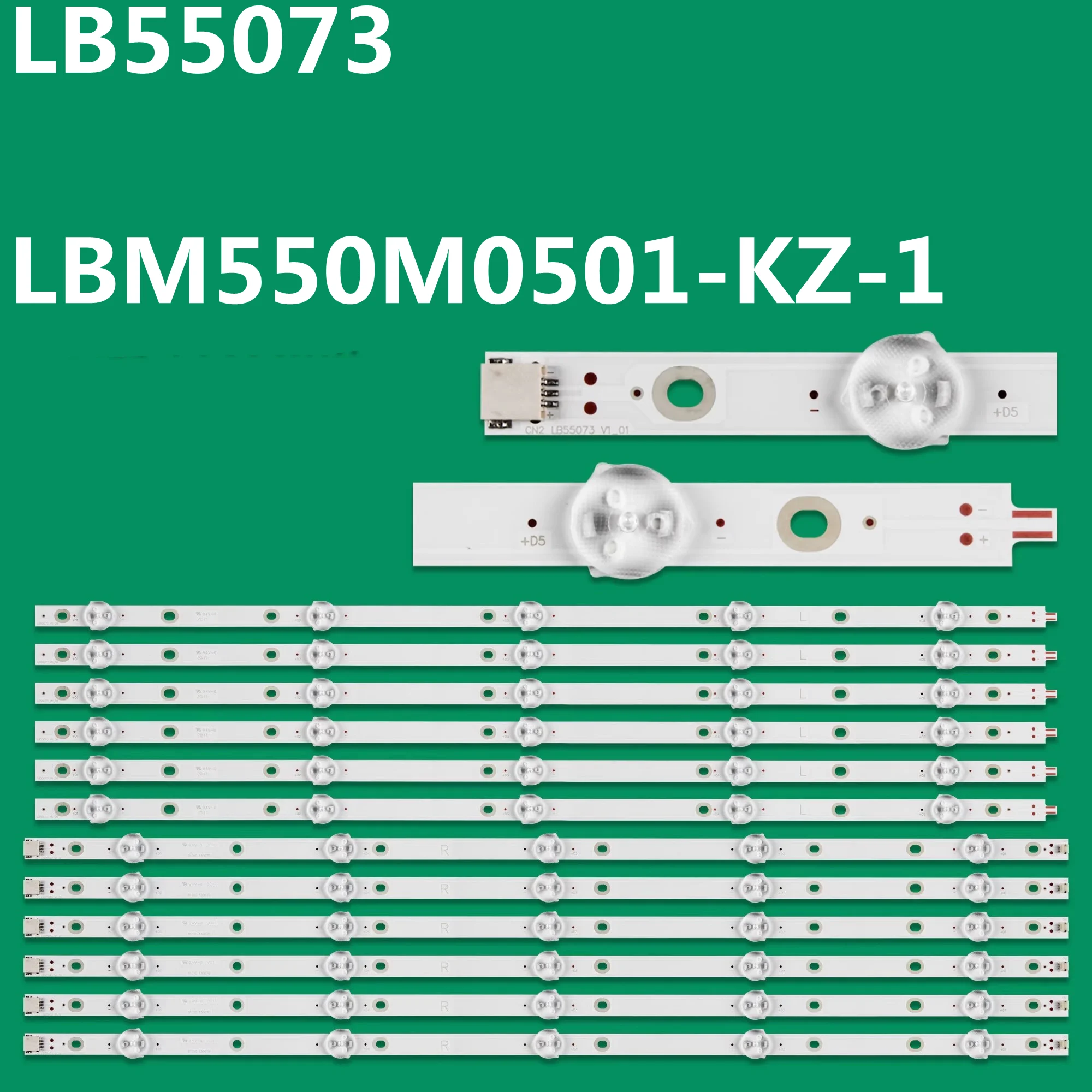 

LED Strip For LB-PM3030-GJPHP556X10AKV2-R-Y L 55PUS5672 55PUS6162 55PUS6262 5PUS6272 55PUS6412 55PUS6503 55PUS7504 T550QVN05.7