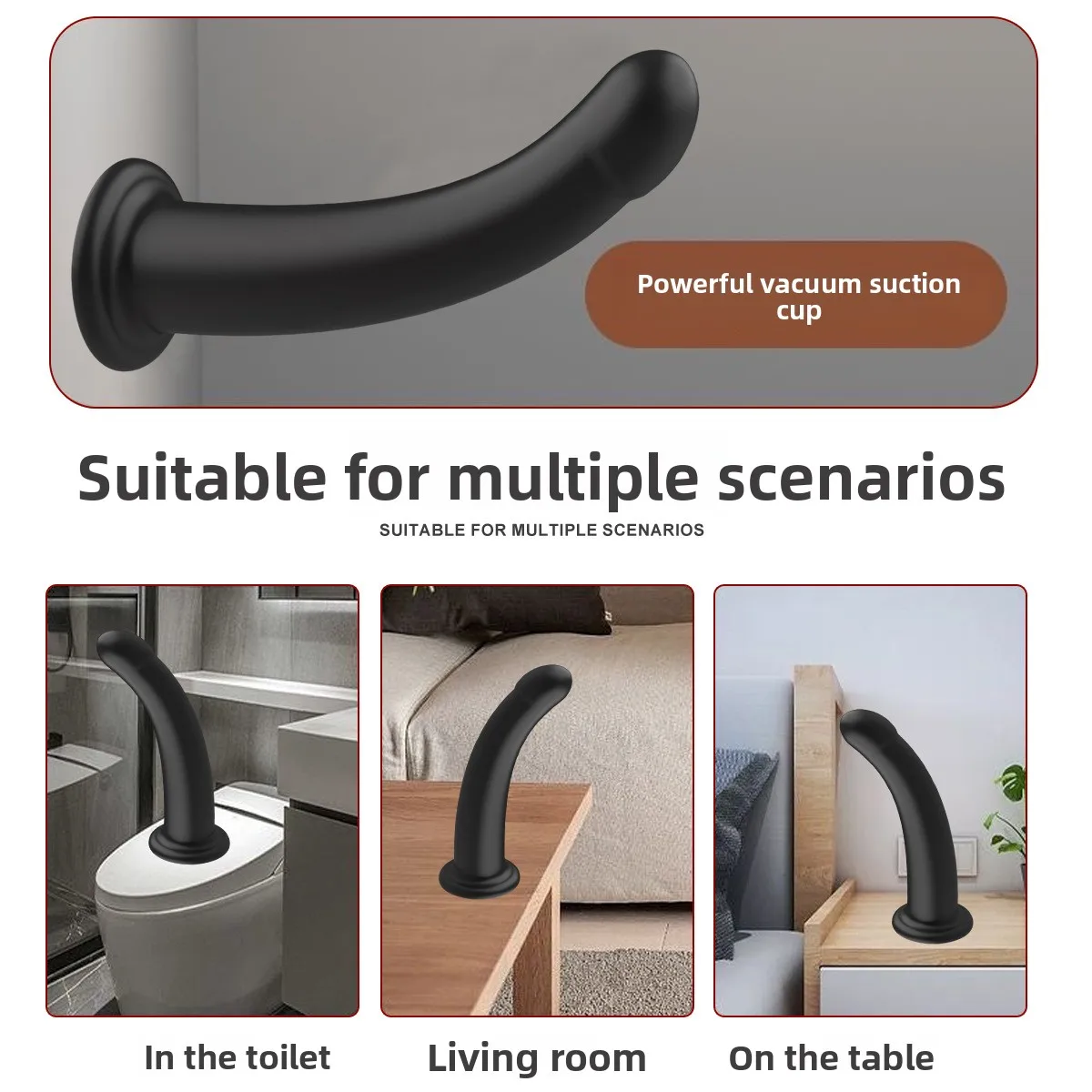 سيليكون دسار القضيب للجنسين الشرج دسار الجنس لعب كوب شفاط المكنسة الكهربائية الاستمناء عصا الشرج الجنس الإناث انفجار الذكور الشرج #1