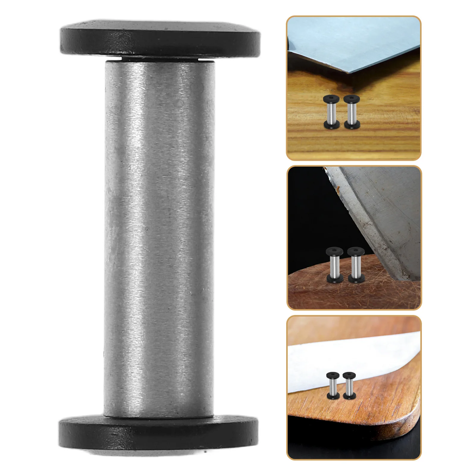 

2pcs Knife Handle Screws Stainless Steel Drive Fastening Pins For Diy Knife Making Handle Assembly Rivets Bolts