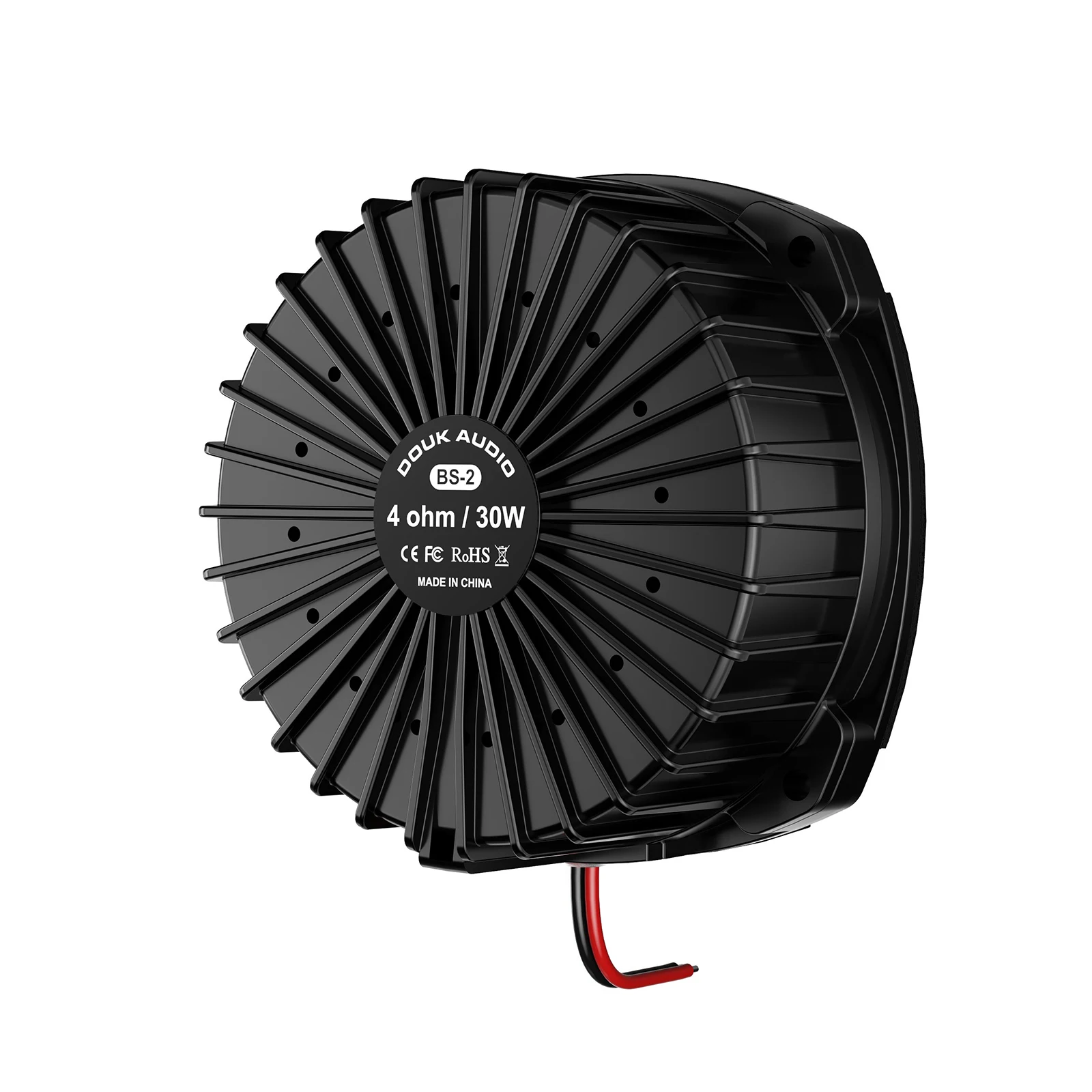 Douk Audio BS-2 Bass-Shaker, 30W 4-Ohm Taktiler Transducer für Sim-Racing, Gaming-Stühle & Heimkino