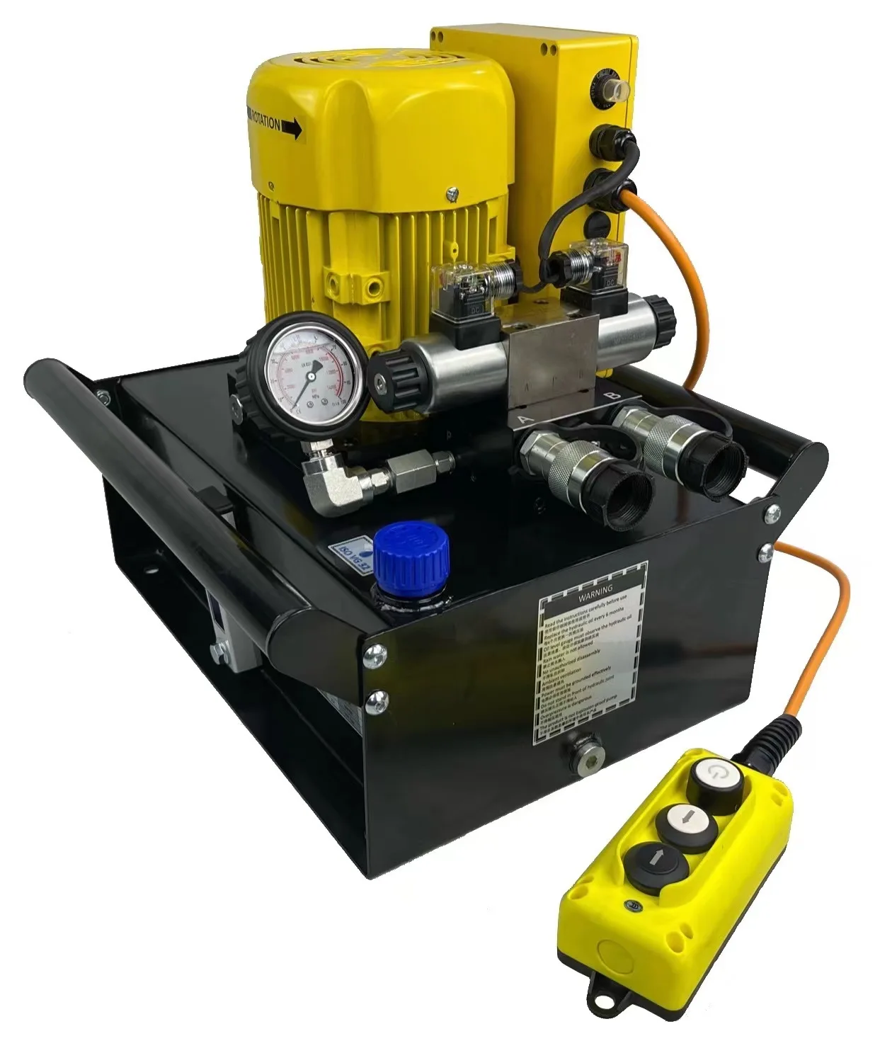 KHE-4DS, Solenoid Valve Double-acting Hydraulic Pump Station Power Pack